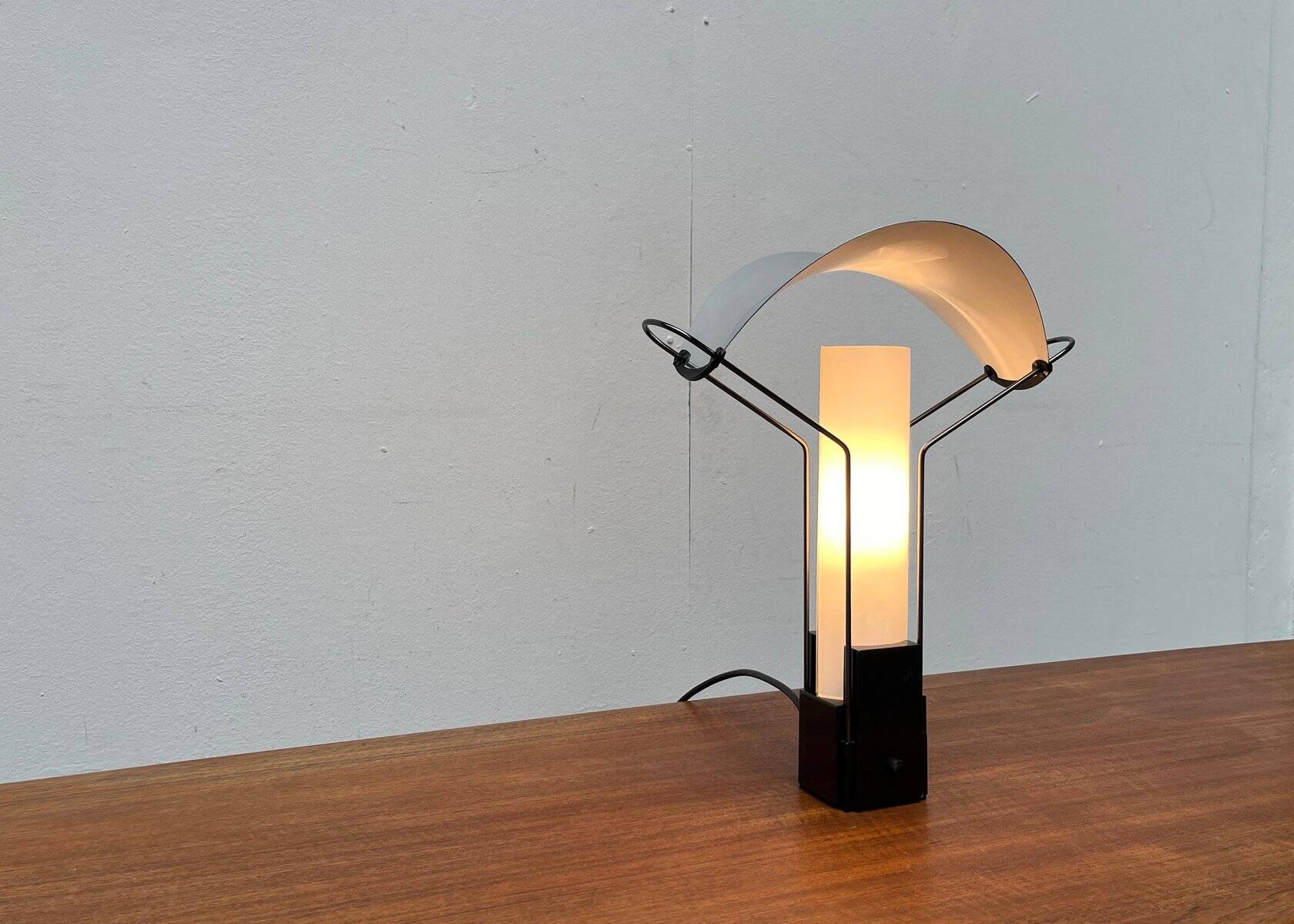 Postmodern Italian table lamp Palio by Perry King, S. Miranda for Arteluce, 1980s.