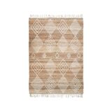Berber-style rug in natural jute 120 x 170 cm