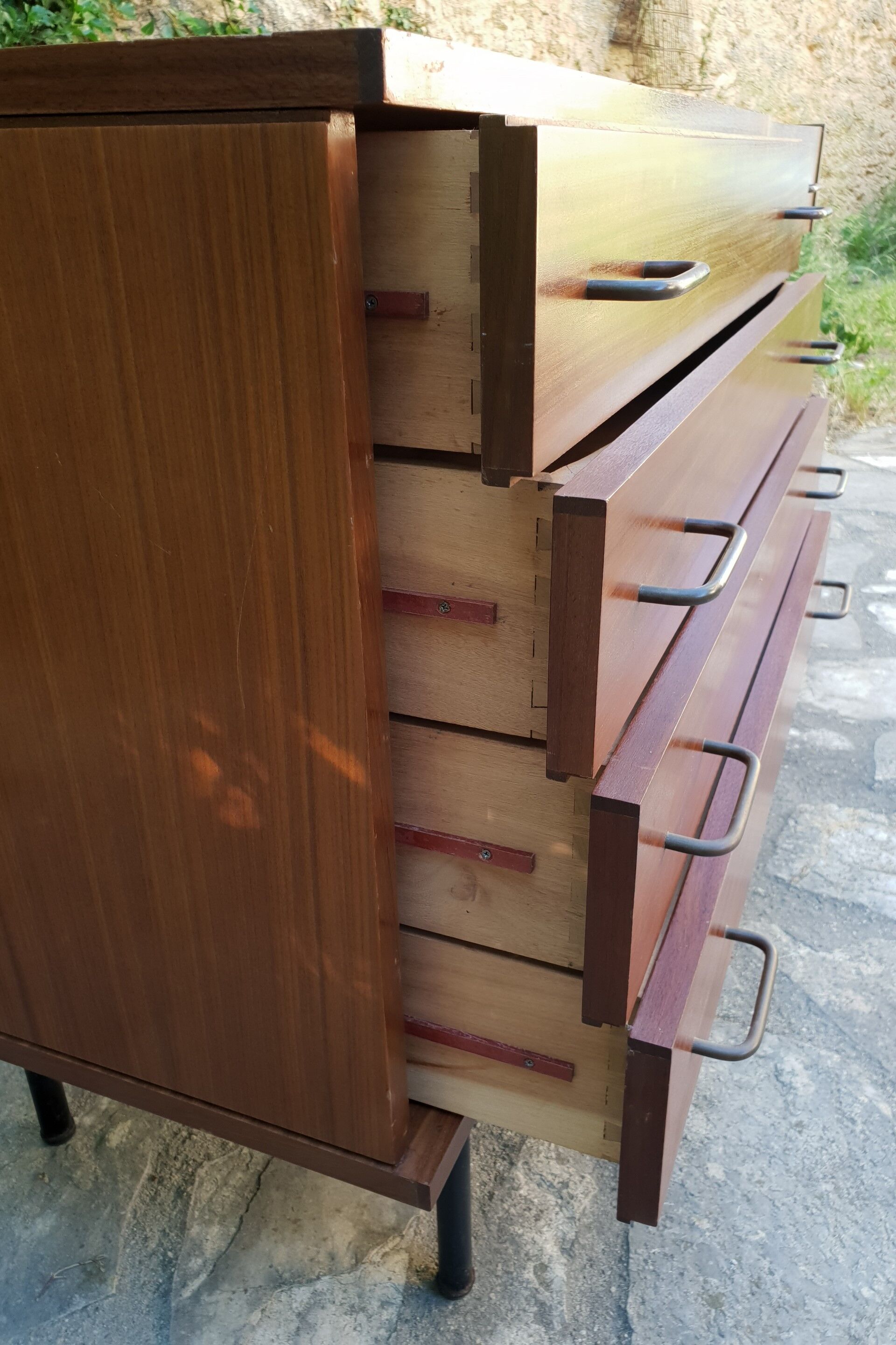Commode coiffeuse moderniste 1950