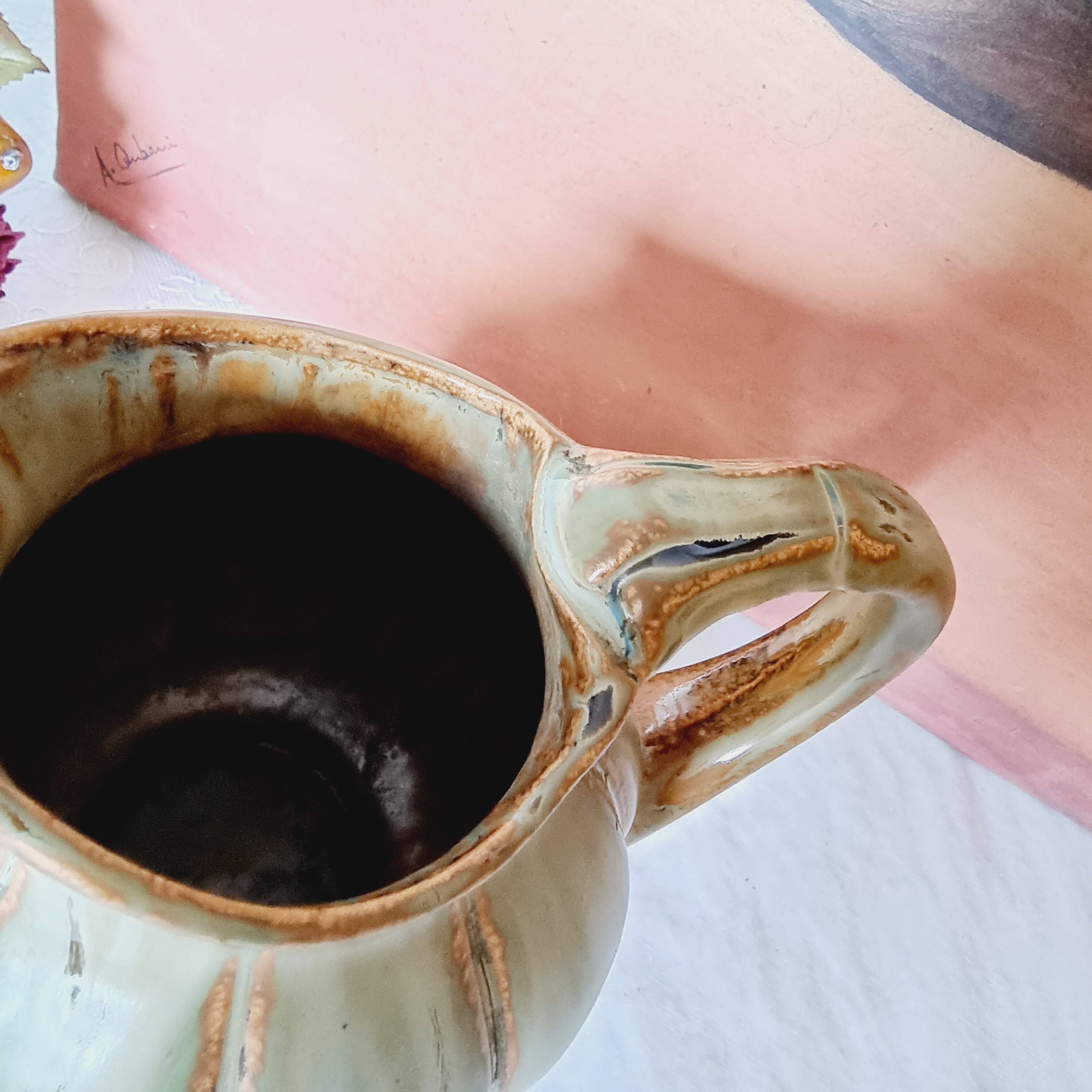 Early 20th century modernist glazed stoneware pitcher