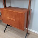 Mid century teak modular bookcase AV Arredamenti 1960s