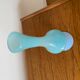 Blue opaline glass soliflore
