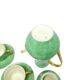 Coffee set, mid-century modern, porcelain, Porcelit Pruszków, Poland, 1970s.