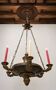 Antique Neo-Renaissance Greenman candle chandelier (Empire)