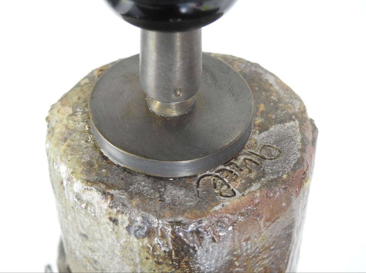Ceramic lamp base signed Alain GIREL – H. 52 cm