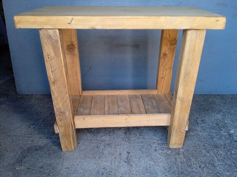 Workbench 100cm old solid wood