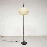 Floor lamp black adjustable arc, 1960