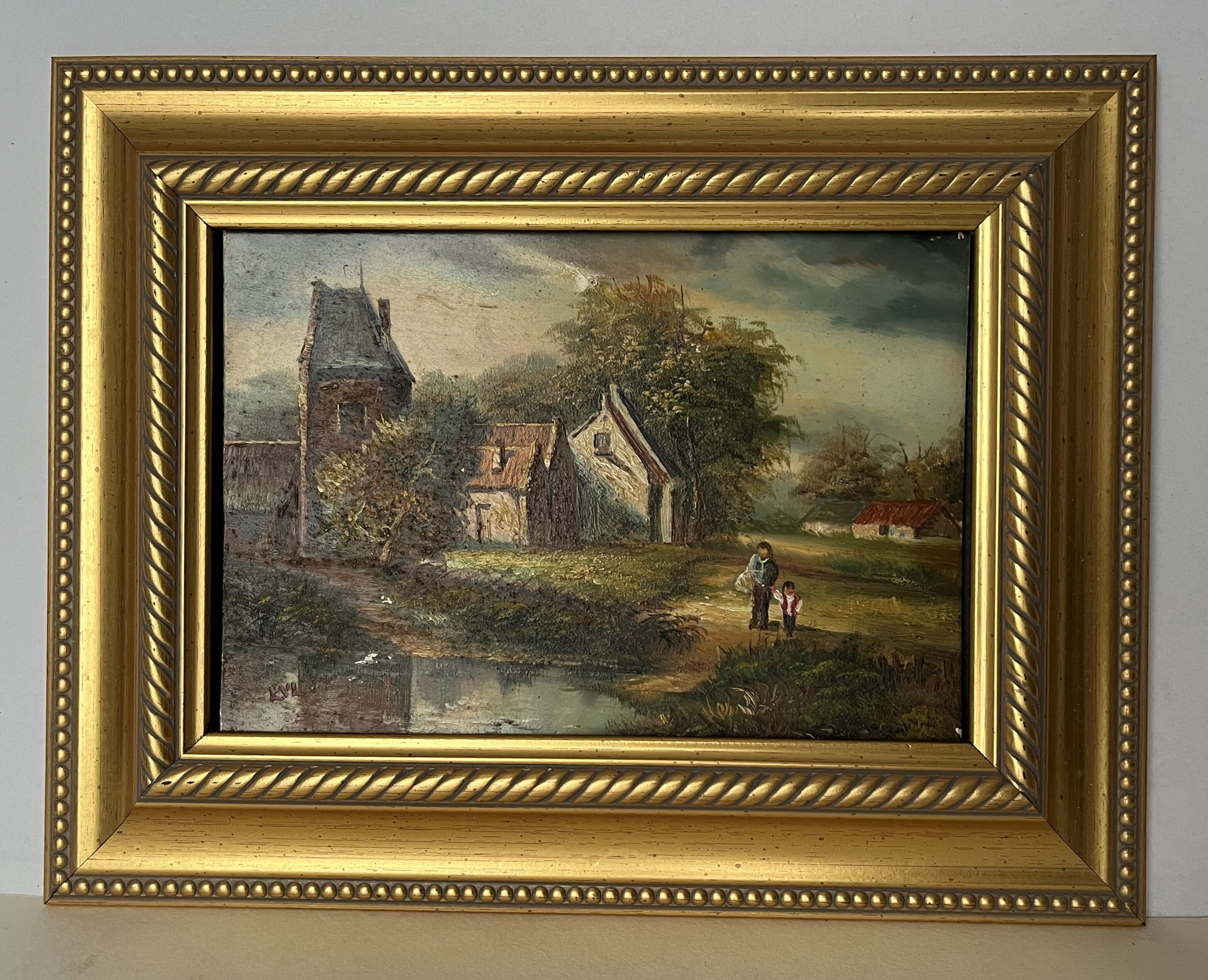 Painting, oil on panel
