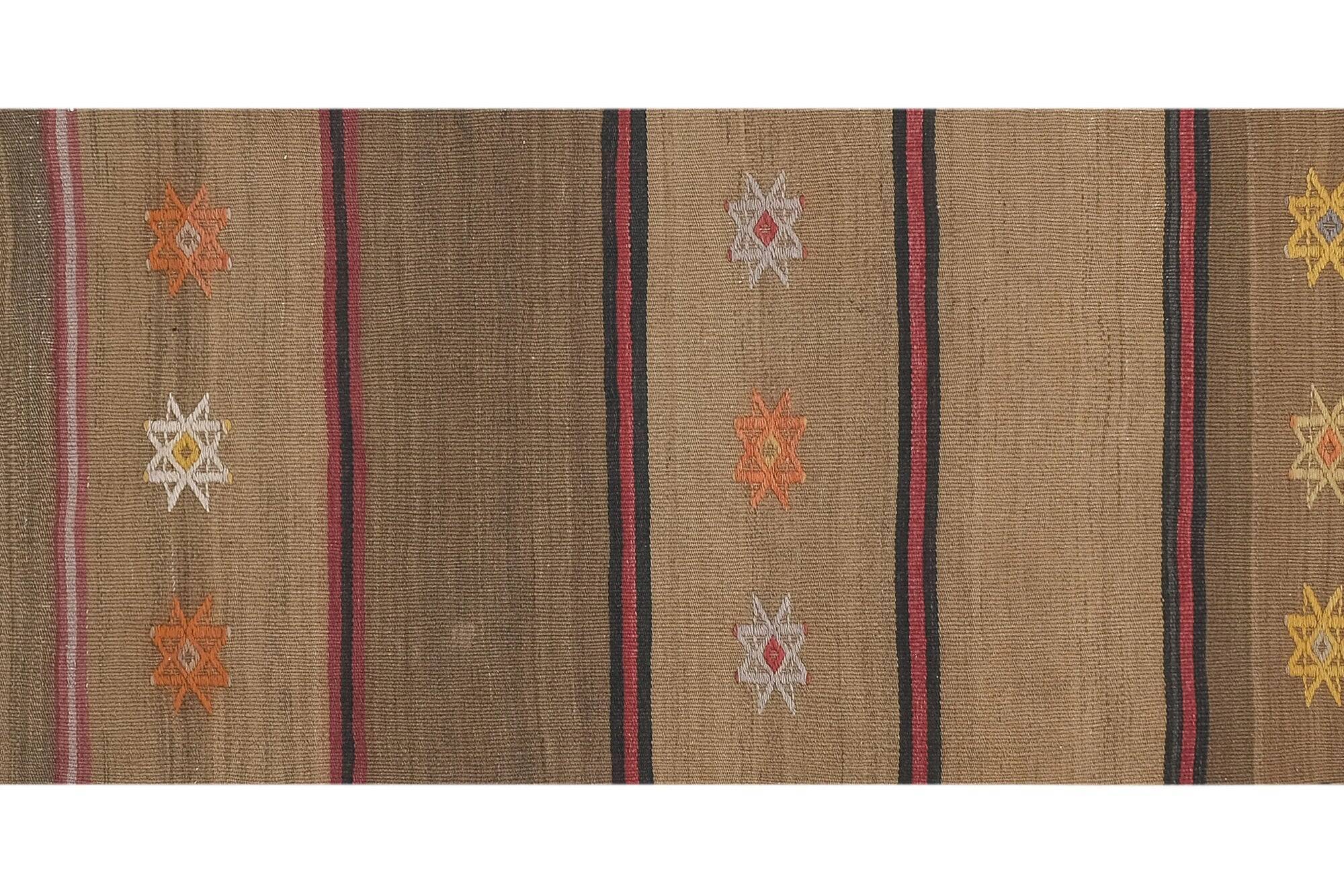 Vintage Turkish hallway rug 73x264 cm