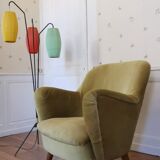 Organic armchair 50s 60s vintage