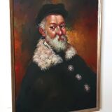 Peinture, portrait signée P. Caputo, années 60-70