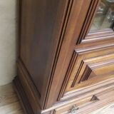 Library display case H234 walnut 19th century