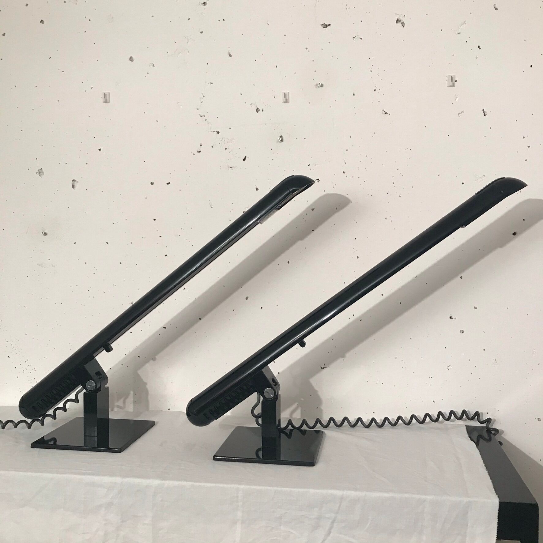 Pair of Concorde Lamps, Hans Von Klier, Skipper 1980