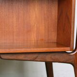 Large Danish teak desk, double sided, by Svend Aage Madsen for H. P Hansen 1960.
