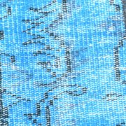 2x9 Vintage Light Blue Kitchen Runner Rug, 65x276Cm