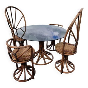 Salon en bambou années