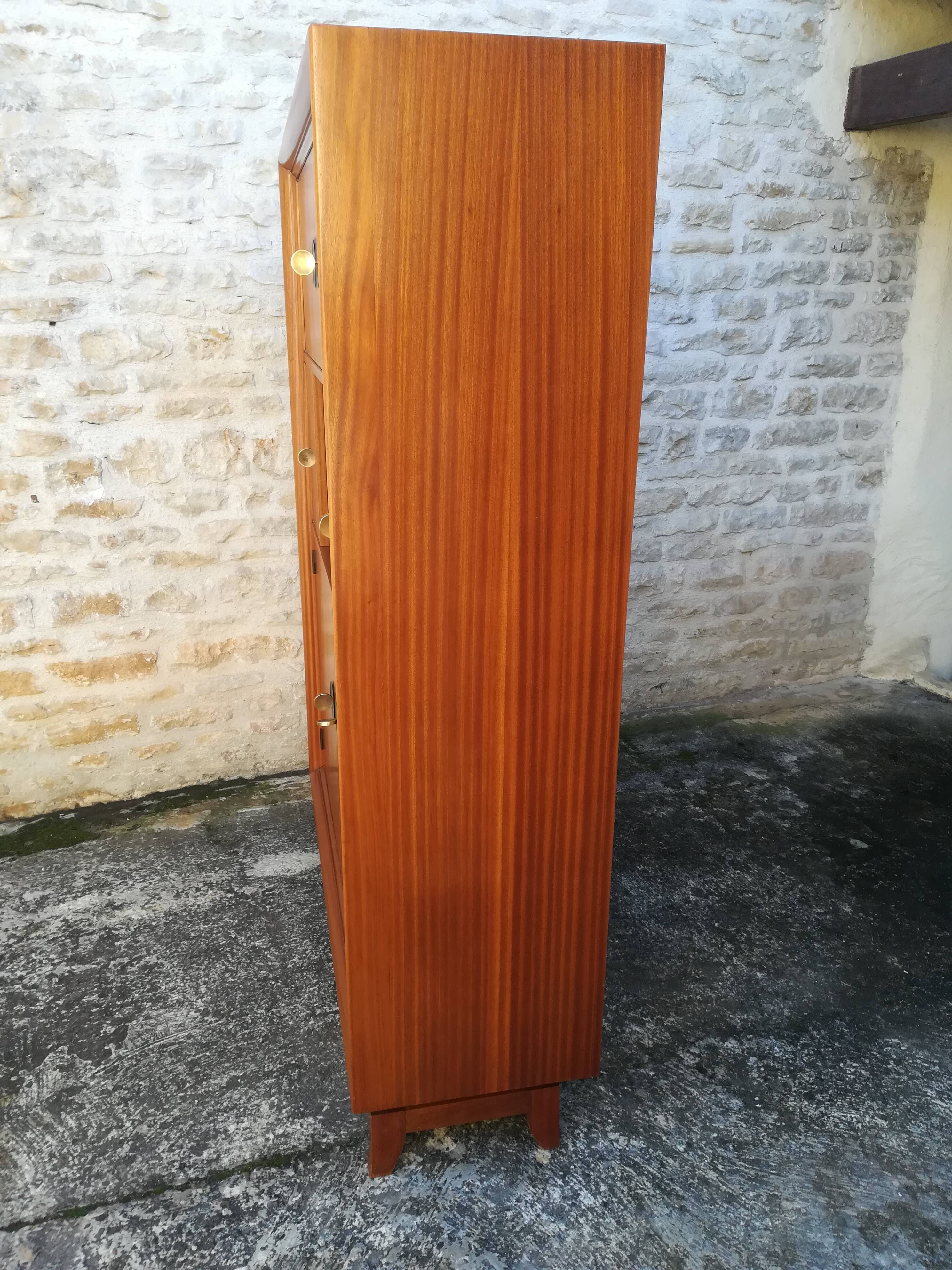 Six-door high sideboard