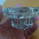 Vintage crystal candle holder