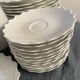 Prestigious 62-piece dinnerware set in vintage 70's Limoges white porcelain by Raynaud