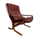 Fauteuil en cuir par Ingmar Relling pour Westnofa, Norvège, années 1970