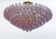 Carlo Scarpa Style Mid-Century Murano Glass Poliedri Chandelier by Venini