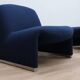 1970s Alky Armchairs by Giancarlo Piretti for Castelli. Restored Pair