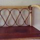 Étagère murale vintage bambou rotin et bois