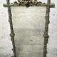 Large Wood and Patinated Stucco Mirror - Floral 1900s Period