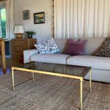 Vintage brass coffee table