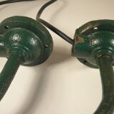 Pair of gooseneck sconces