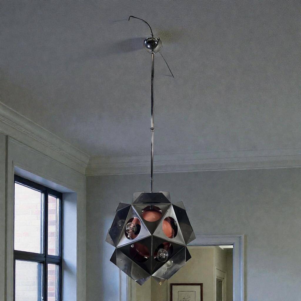Vintage Space Age Pendant Lamp/Chandelier