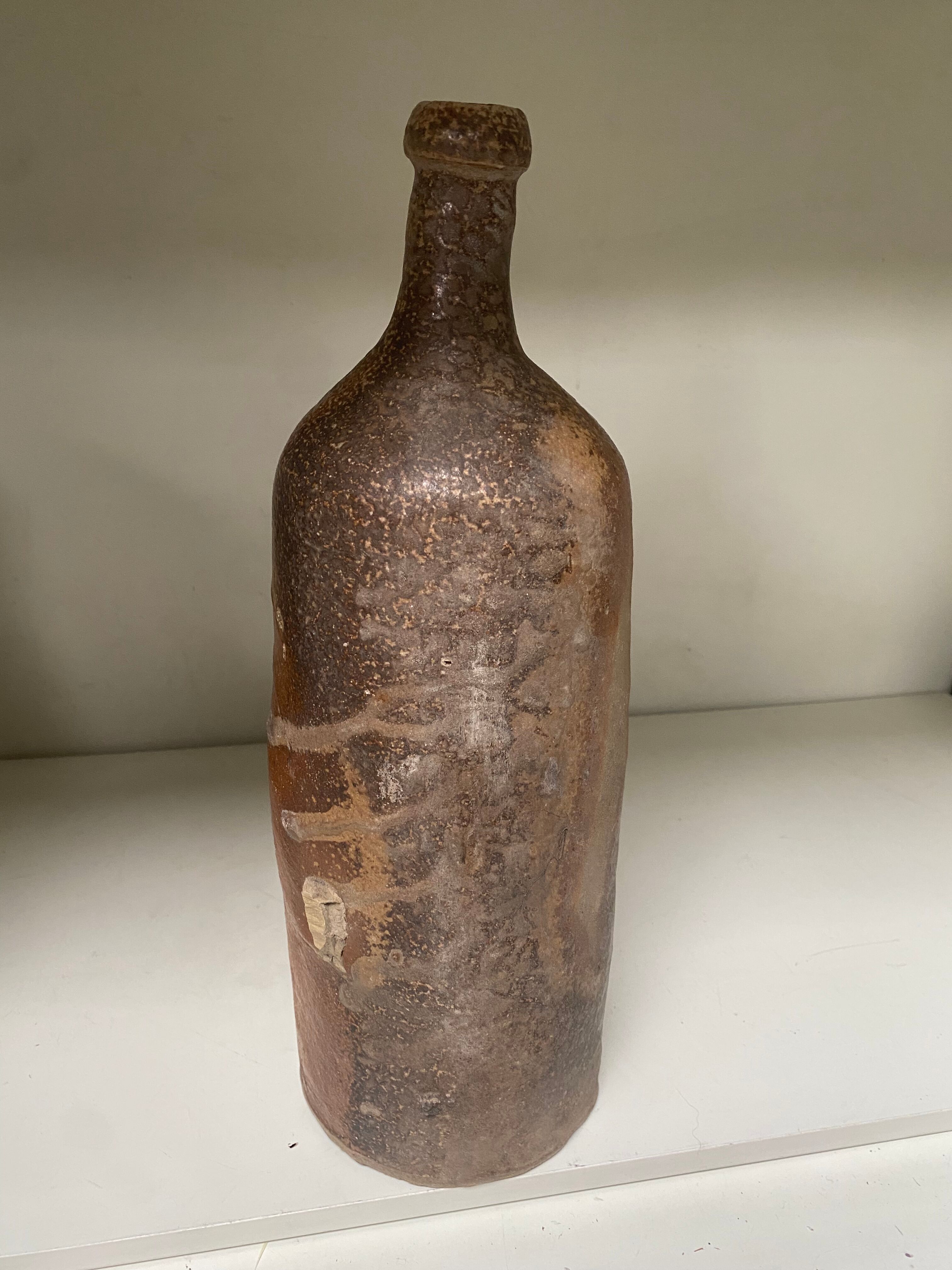 Old sandstone bottle