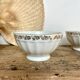4 small vintage porcelain bowls France