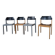 Set of 4 stackable chairs by Rainer Schell