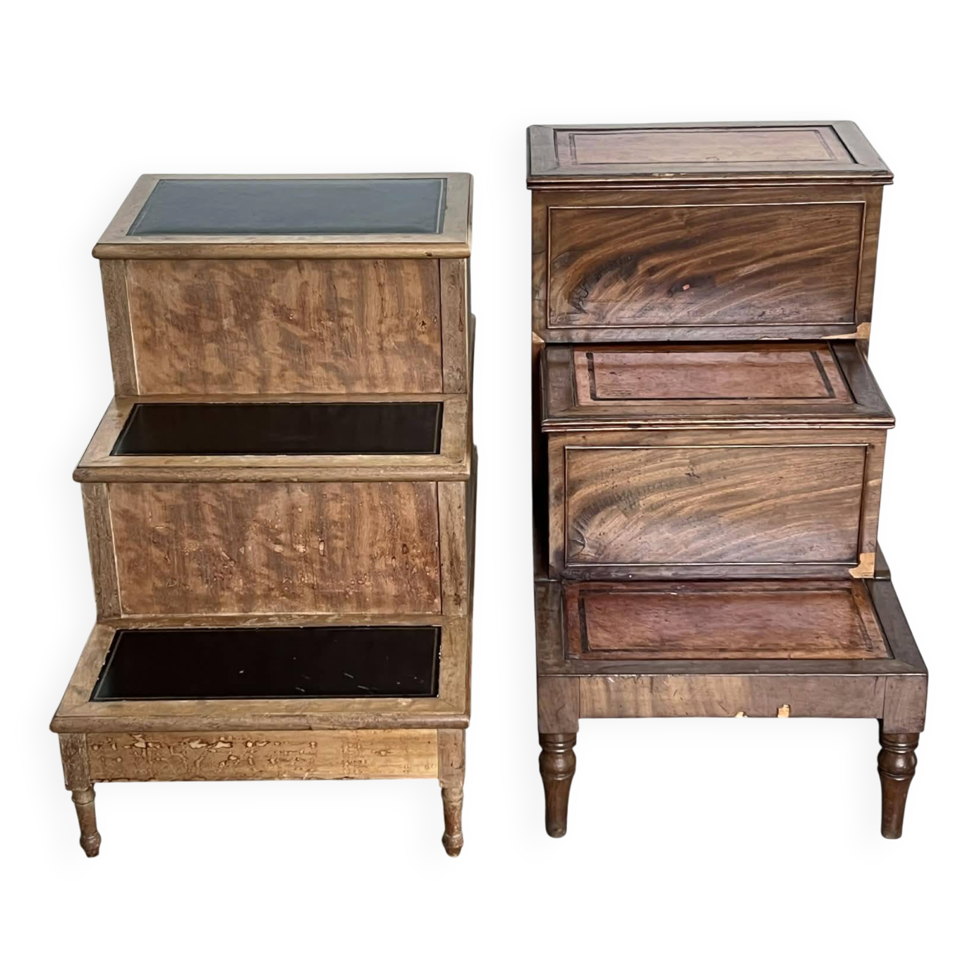 Pair of antique bedside tables – Napoleon III style