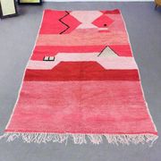 Traditional Moroccan rug with colourful patterns, size 2/3 m.