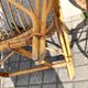 Vintage balcony garden furniture armchairs and table bamboo and rattan 1960