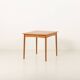 Small square exendable vintage teak table,Denmark|1960s