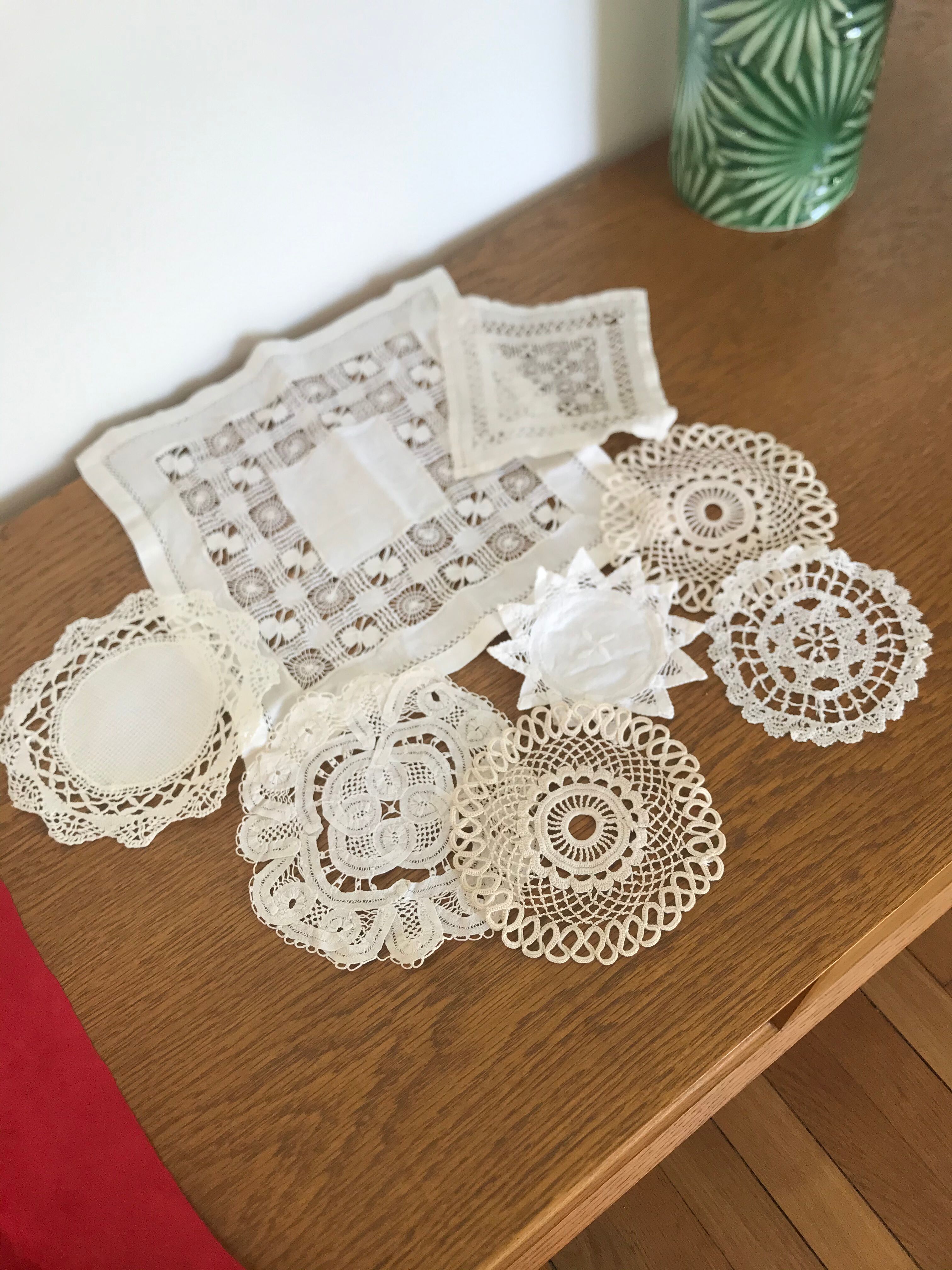Napperons en dentelle