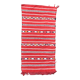 Red Moroccan kilim carpet