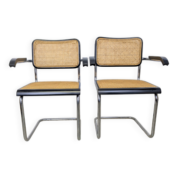 Paire de fauteuil B64 - Design Marcel Breuer