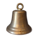 Cloche en bronze laitonné