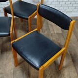 Set of 5 vintage chairs 1970