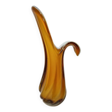 Jarrón de cristal de Murano. Italia, 1960s.