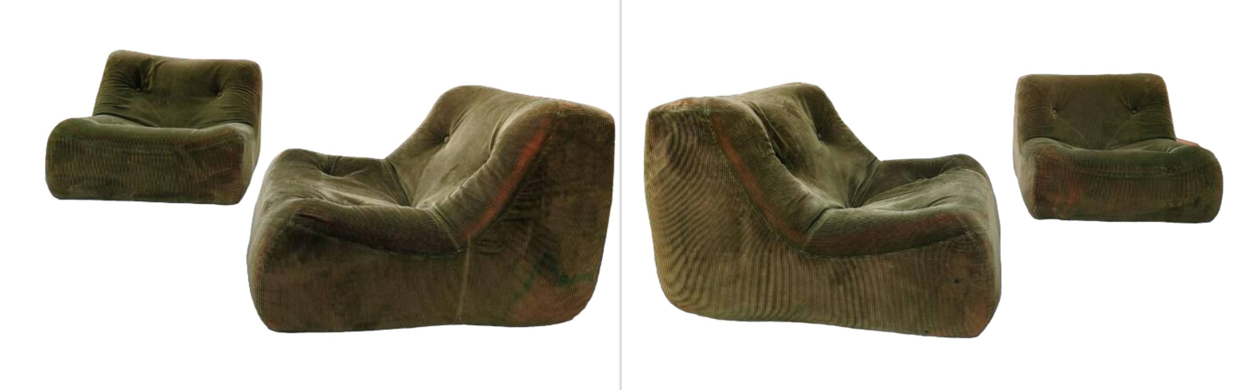 2 Kali armchairs from Ligne Roset by Ducaroy Michel