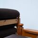 Set of two pine lounge chairs