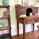 Vintage antique wooden desk