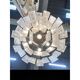 Contemporary Strips “Listelli Alabastro” Murano Glass Chandelier