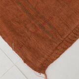 5x6 Terracotta Vintage Kilim Rug, 154x190Cm