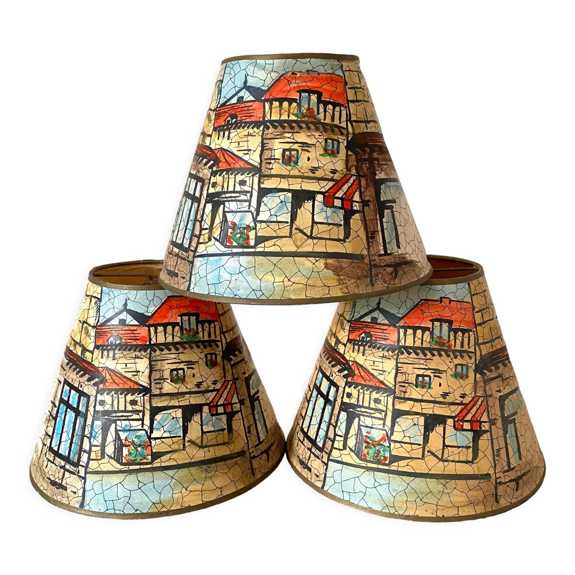 Antique offal hand-painted décor